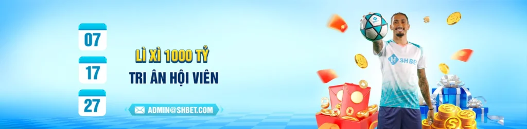 Banner chính thức SHBET nhà cái cá cược trực tuyến
